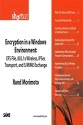 Book cover of Encryption in a Windows Environment by Rand Morimoto