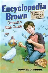 Book cover of Encyclopedia Brown Cracks the Case by Donald J. Sobol