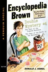 Book cover of Encyclopedia Brown Double Mystery #4 by Donald J. Sobol
