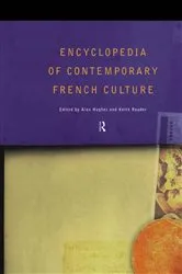 Book cover of Encyclopedia of Contemporary French Culture by Alexandra Hughes