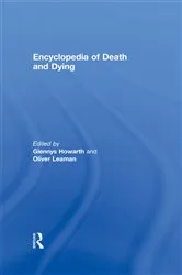 Book cover of Encyclopedia of Death and Dying by Glennys Howarth