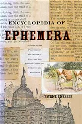 Book cover of Encyclopedia of Ephemera by Maurice Rickards