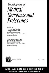 Book cover of Encyclopedia of Medical Genomics and Proteomics, 2 Volume Set by Jürgen Fuchs