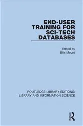 Book cover of End-User Training for Sci-Tech Databases by Ellis Mount