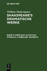 Book cover of Ende gut, Alles gut. Othello. Cymbeline. Macbeth by William Shakespeare