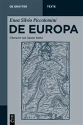Book cover of Enea Silvio Piccolomini: De Europa by Enea Silvio Piccolomini