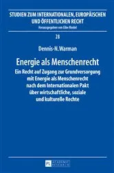 Book cover of Energie als Menschenrecht by Eibe Riedel