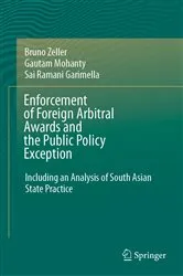 Book cover of Enforcement of Foreign Arbitral Awards and the Public Policy Exception by Unknown