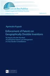 Book cover of Enforcement of Patents on Geographically Divisible Inventions by Unknown