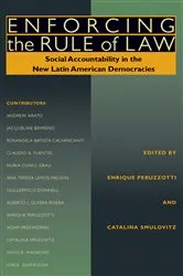 Book cover of Enforcing the Rule of Law by Enrique Peruzzotti