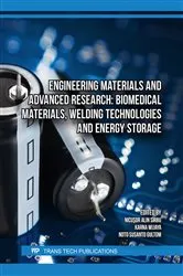 Book cover of Engineering Materials and Advanced Research: Biomedical Materials, Welding Technologies and Energy Storage by Unknown