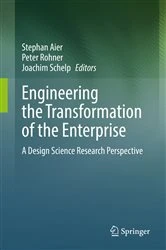 Book cover of Engineering the Transformation of the Enterprise by Stephan Aier