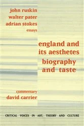 Book cover of England and its Aesthetes by David Carrier