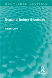 Book cover of England Before Elizabeth by Helen Cam