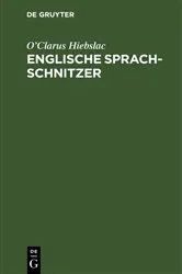 Book cover of Englische Sprach-Schnitzer (4th ed.) by O’Clarus Hiebslac