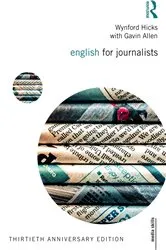 Book cover of English for Journalists (5th ed.) by Wynford Hicks
