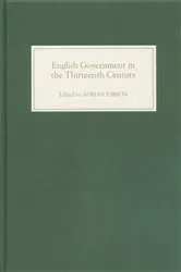 Book cover of English Government in the Thirteenth Century by Adrian Jobson