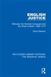Book cover of English Justice by Doris M. Stenton