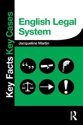 Book cover of English Legal System by Jacqueline Martin