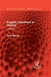 Book cover of English Literature in History by John Barrell