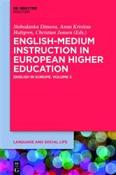 Book cover of English-Medium Instruction in European Higher Education by Slobodanka Dimova