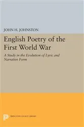 Book cover of English Poetry of the First World War by John H. Johnston