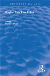 Book cover of English Poor Law Policy by Sidney Webb