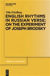 Book cover of English Rhythms in Russian Verse: On the Experiment of Joseph Brodsky by Nila Friedberg