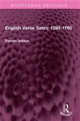 Book cover of English Verse Satire 1590-1765 by Raman Selden