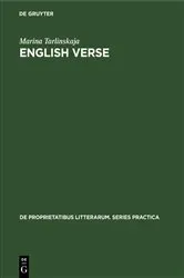 Book cover of English Verse by Unknown
