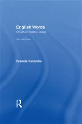 Book cover of English Words (2nd ed.) by Francis Katamba