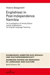 Book cover of English(es) in Post-Independence Namibia by Martin Pütz