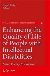 Book cover of Enhancing the Quality of Life of People with Intellectual Disabilities by Ralph Kober