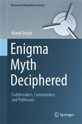 Book cover of Enigma Myth Deciphered by Marek Grajek