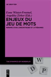 Book cover of Enjeux du jeu de mots by Esme Winter-Froemel