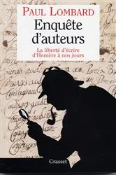 Book cover of Enquête d'auteurs by Paul Lombard