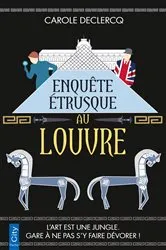 Book cover of Enquête étrusque au Louvre by Carole Declercq