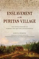 Book cover of Enslavement in the Puritan Village by Jane H. Sciacca