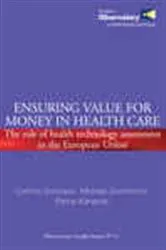 Book cover of Ensuring Value for Money in Health Care by C. Sorenson
