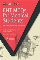 Book cover of ENT MCQs for Medical Students by Gurdeep Singh Mannu