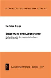 Book cover of Entbehrung und Lebenskampf by Barbara Sigge