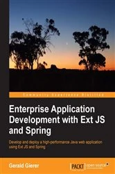 Book cover of Enterprise Application Development with Ext JS and Spring by Gerald Gierer