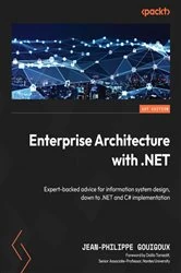 Book cover of Enterprise Architecture with .NET by Jean-Philippe Gouigoux