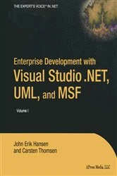 Book cover of Enterprise Development with Visual Studio .NET, UML, and MSF by Eric Hansen