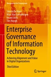 Book cover of Enterprise Governance of Information Technology (3rd ed.) by Steven De Haes