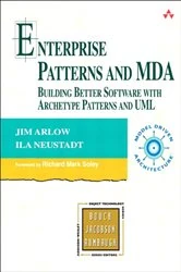 Book cover of Enterprise Patterns and MDA by Jim Arlow