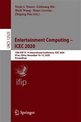 Book cover of Entertainment Computing – ICEC 2020 by Nuno J. Nunes