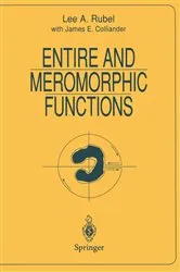Book cover of Entire and Meromorphic Functions by J.E. Colliander