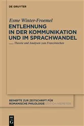 Book cover of Entlehnung in der Kommunikation und im Sprachwandel by Esme Winter-Froemel