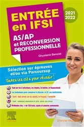 Book cover of Entrée en IFSI 2021-2022 - AS/AP et reconversion professionnelle by Ghyslaine Benoist